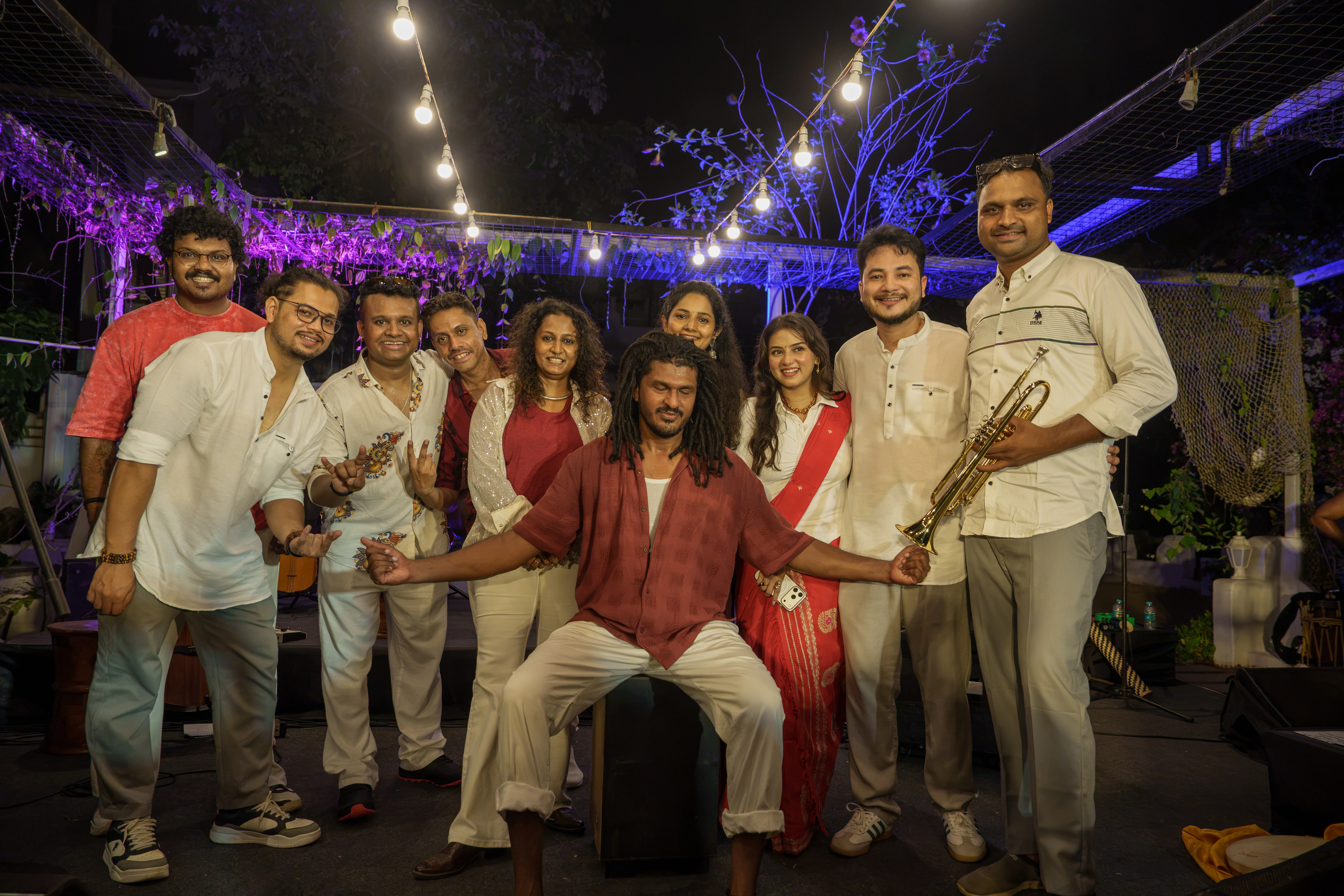 Group portrait after the music