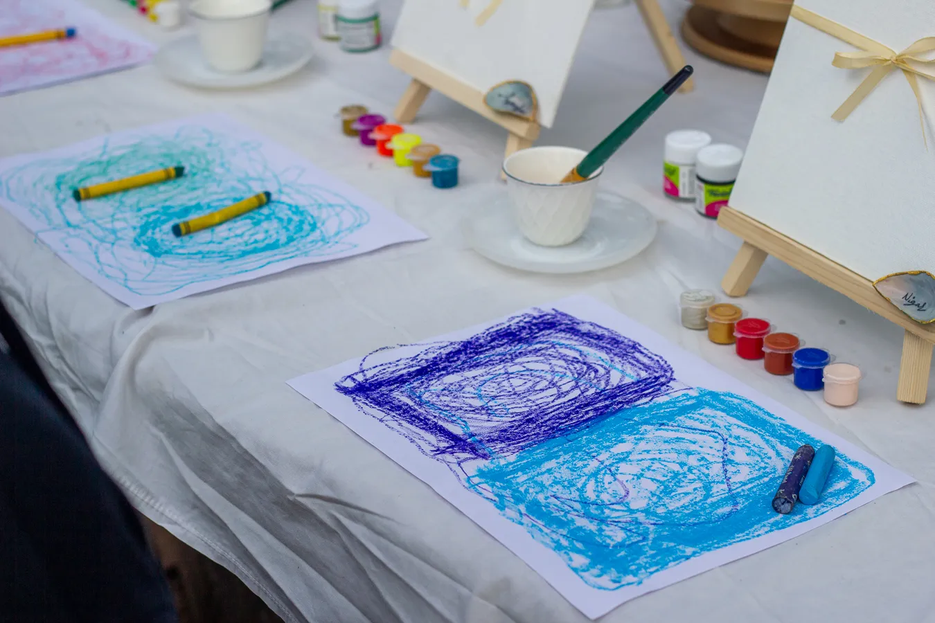 Shared art prepared for guests
